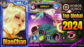 DiaoChan - Top Global Gameplay 2024 | Honor of Kings Global 2024