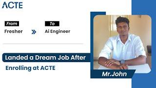 "See Incredible Results in Your Career: AI Course at ACTE!"