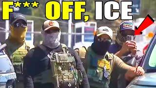 Protesters Call BS on LA Dodgers and ICE Agents