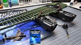 Build the Lancaster Bomber B.III - Part 37-41 - Finishing the Nacelle and Attaching to Wing