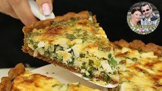 Пирог на скорую руку. Французский Киш Лорен.(Quiche Lorraine).Вкусно и быстро. Кухня в Кайф.