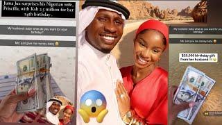 PRISCILLA flaunt  ksh2.4milion she received from HUBBY JUx for her 24th birthday in Saudi Arabia