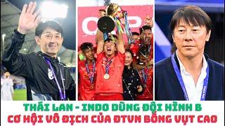 Đội tuyển Việt Nam vô địch AFF Cup cao - Thái Lan - Indonesia đưa đội hình B