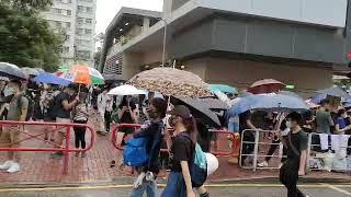 A view of the Aug 17 rally from Hoi Sham Park to Whampoa in Kowloon