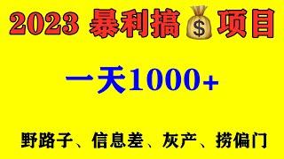 最新全自动挂机，暴利推广引流变现网赚项目