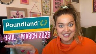 HUGE Poundland Haul 2023! Homeware Haul, Food, Clothes & More...