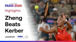 Zheng's comeback at Paris Olympics marks end of Kerber's career | #Paris2024 Highlights