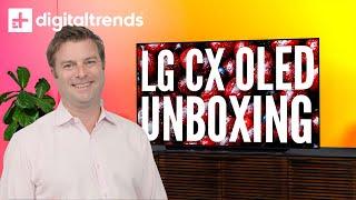 LG CX OLED 4K HDR TV Unboxing, Setup, Impressions