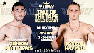 Adrian Matthews Vs Jaxson Hayman - Alliance Muay Thai