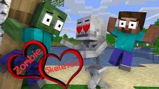 Monster school : Skeleton Love Zombie  - Funny Minecraft