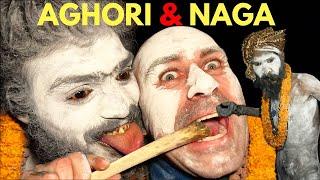 Aghori & I Eat Human Flesh & Naga Sadhu Get Kicked In His Destroyed Testicles!