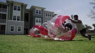 Check out Knockerball Lake Nona playing bubble soccer / bubble ball