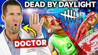 ВРАЧ смотрит самые безумные травмы из Dead by Daylight (DBD)