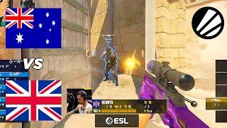 CRAZY CS2 SHOWMATCH! - Team Australia vs Team UK - HIGHLIGHTS - IEM Sydney 2023 l CS2