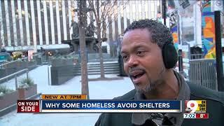 Why some people who are homeless avoid shelters