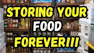 The Proper Way To Store Food Long Term -  Prepared For Anything