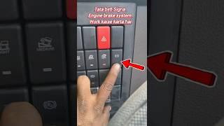 TATA BS6 SIGNA ENGINE BRAKE WORKING SYSTEM #tatamotors #automobile #youtubeshorts #shorts