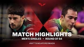 Joao Geraldo vs Hugo Calderano | MS | Singapore Smash 2022 (R64)