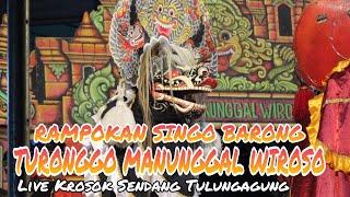 RAMPOKAN SINGO BARONG JARANAN TURONGGO MANUNGGAL WIROSO LIVE KROSOK SENDANG TULUNGAGUNG