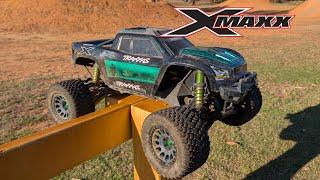 Traxxas Xmaxx run with stock esc and motor , with bonus Xrt bash