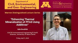 Enhancing Thermal Mineralization of PFAS Using Additives