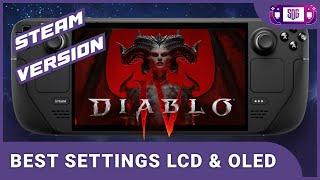 Diablo 4 Steam Deck Best Settings - OLED and LCD Gameplay