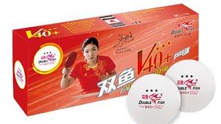 Double Fish V40+ 3* Table Tennis Ball Unboxing