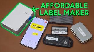 I'm labelling EVERYTHING! NIIMBOT B18 label maker