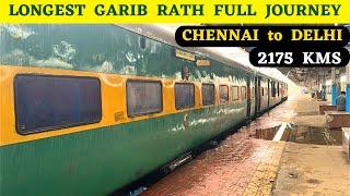 Longest Garib Rath Express of India | Chennai Central to Hazrat Nizamuddin