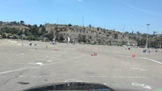 2011 wrx - practice autocross at qualcomm stadium - sdr sscca