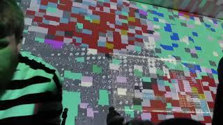 co34pt & hellocatfood live at Millennium Gallery, Sheffield, Algomech Algorave, 11-11-17