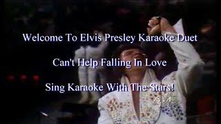 Elvis Presley Can't Help Falling In Love Karaoke Duet