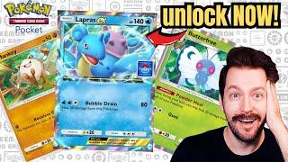 Everything You NEED To Know To Unlock Lapras EX Right Now | Pokemon TCG Pocket