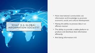 Roles and Responsibilities of an Information Professional in a Global Information Society