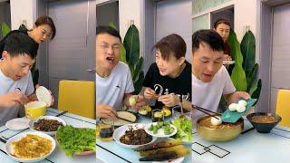 Trending  Funny Husband Wife Yummy Food Eating Challenge||Prank ||Comedy 
