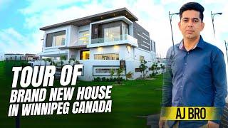 Tour of Brand New House in Winnipeg Canada 