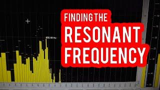 How to find the Resonant frequency of an object (Quick Way)