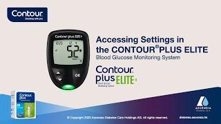 Accessing Settings | CONTOUR PLUS ELITE | mmol/l | Hong Kong (en_HK)