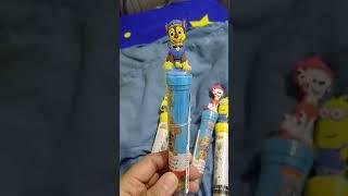 Paw Patrol Stamp Candies Asmr #asmr #satisfying #shortsfeed #shorts #candy #toys