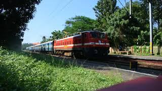 Loco Pilot acknowledgement and continuous honking | Fresh looking WAP4!!!