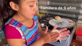 A sus 9 años hace tortillas para ayudar a su madre soltera | la Sanjuanerita preciosa (No. 2)
