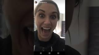 Alex Morgan Instagram story Allie Long Wedding