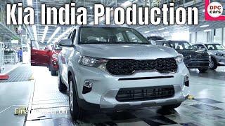 Kia India Carnival, Seltos, Carens, and Sonet Production