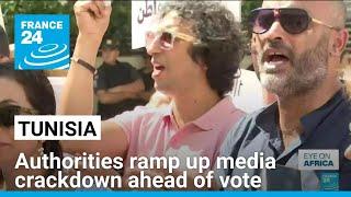 FRANCE 24 report: Tunisian authorities ramp up media crackdown ahead of vote • FRANCE 24 English