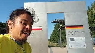 Crossing the Border of Germany and Poland