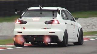 Mitsubishi Lancer Evo X by J-Spec Performance at Time Attack Italia