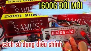 Samus 1600G cách sử dụng / THAY ĐỔI NÚM ĐIỂU CHỈNH  DỄ SỬ DỤNG HƠN.