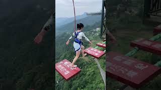 Bungee Jumping With Rope In Beautiful Place:Asmr Bungee Jumping #bungeejump