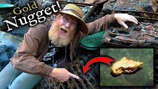 Finding MORE GOLD in the illegal ground sluice!