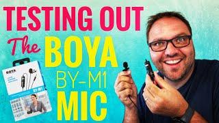 Boya BYM1 Lavalier Microphone - Sound Test